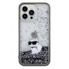 Karl Lagerfeld KLHCP13LLKCNSK iPhone 13 Pro / 13 6.1 transparent hardcase Liquid Glitter Choupette